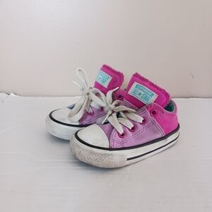 Converse 756086F Girls Baby Chuck Taylor Toddler Shoes Sneakers Size 5 Infant